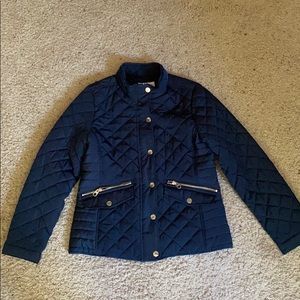 Navy Blue Button up Jacket